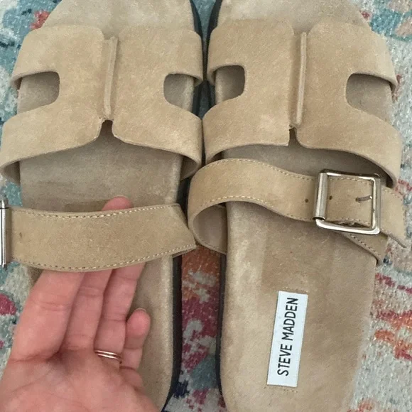 New Steve Madden Mayven Slides - Picture 3 of 5